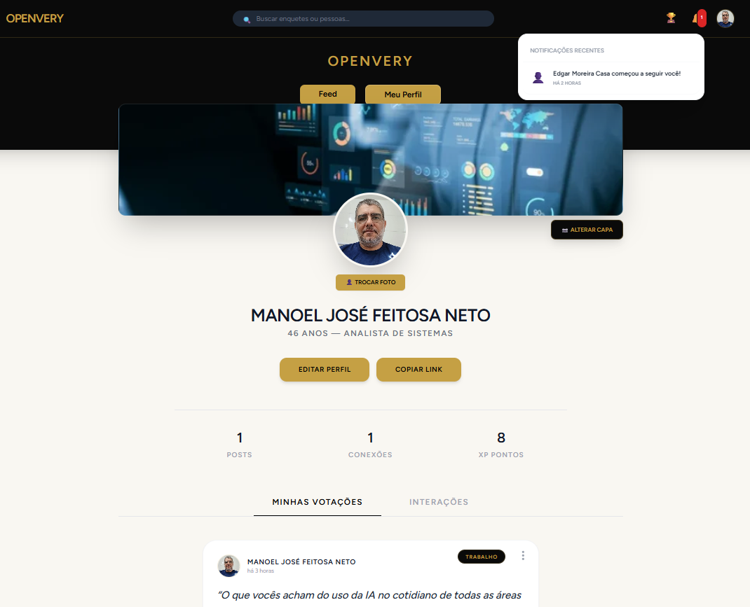 OPENVERY - Rede Social